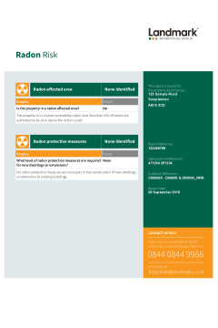 Landmark Radon Risk Report thumbnail