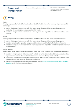 Groundsure Energy and Transportation Residential thumbnail